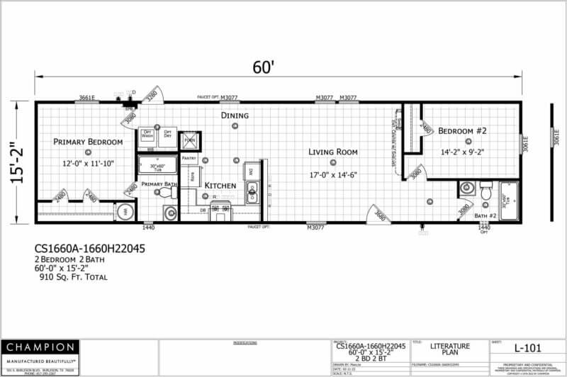 CS1660A Floorplan