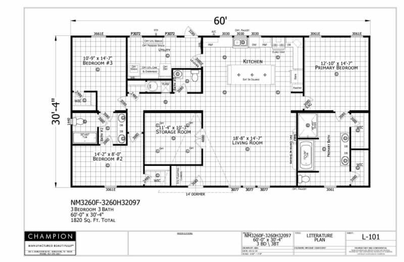 Champion NM3260F-3260H32097-floorplan