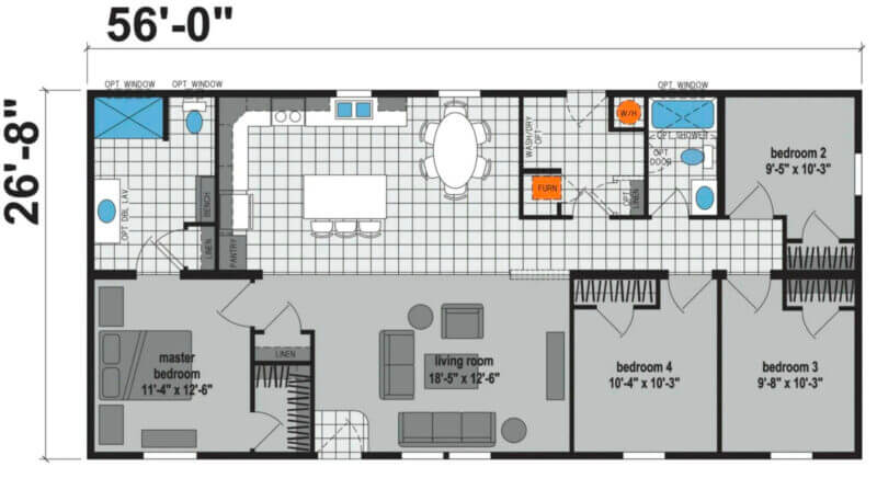 Prairie Dune 8831 - floorplan