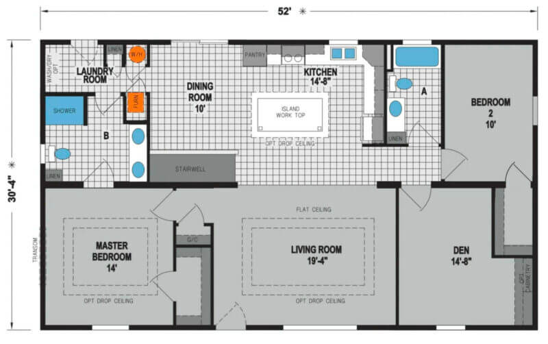 Skyliner 6312B - floorplan option set 1