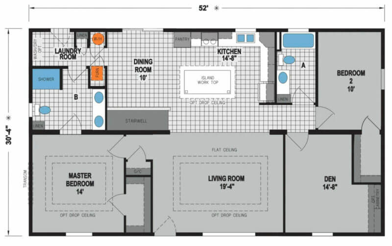 Skyliner 6312B - floorplan option set 1