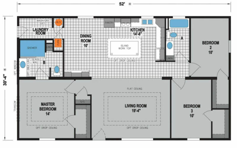 Skyliner 6312B - floorplan option set 2