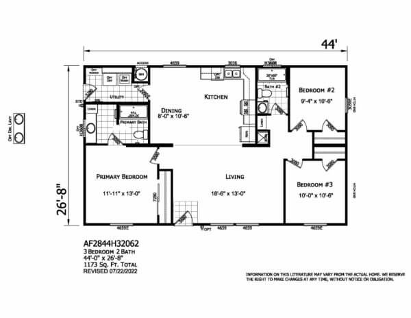 AF2844C Floorplan