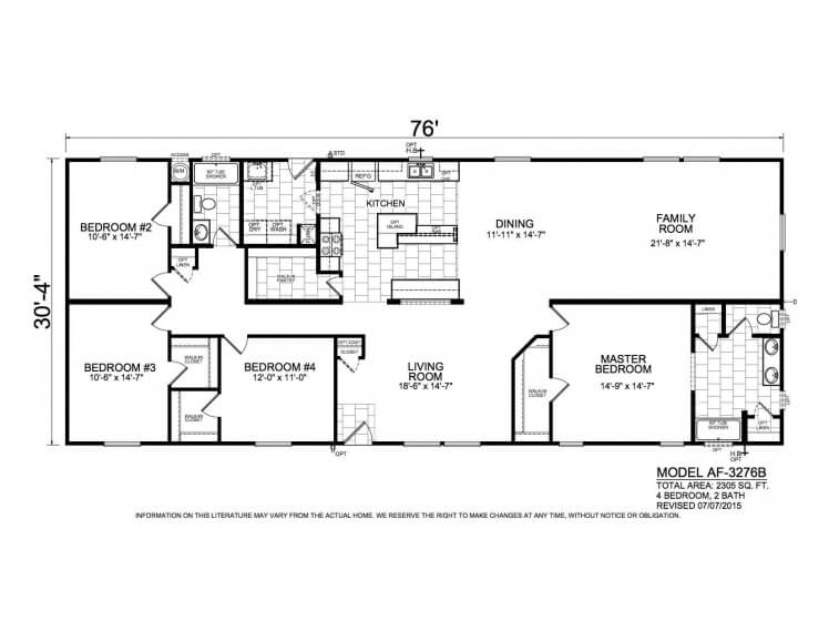AF3276B Floorplan