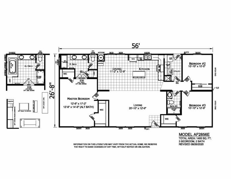 AF2856E Floorplan