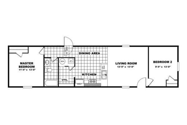 Bliss TRS14562A Floorplan