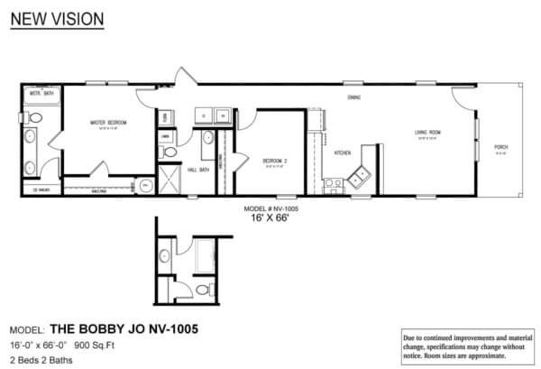 New Vision Bobby Jo Floorplan
