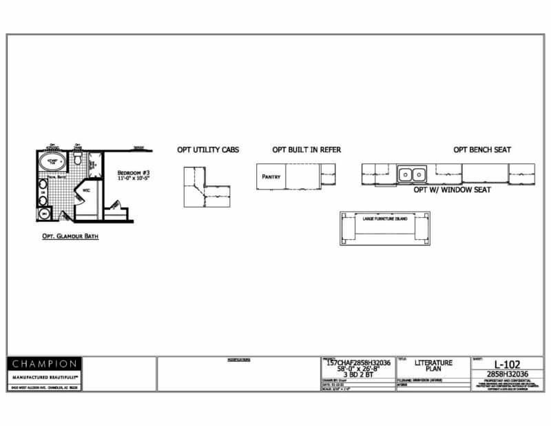 AF2858 Optional Floorplan