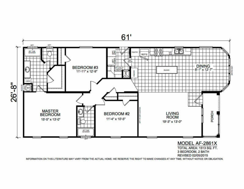 AF2861X Floorplan