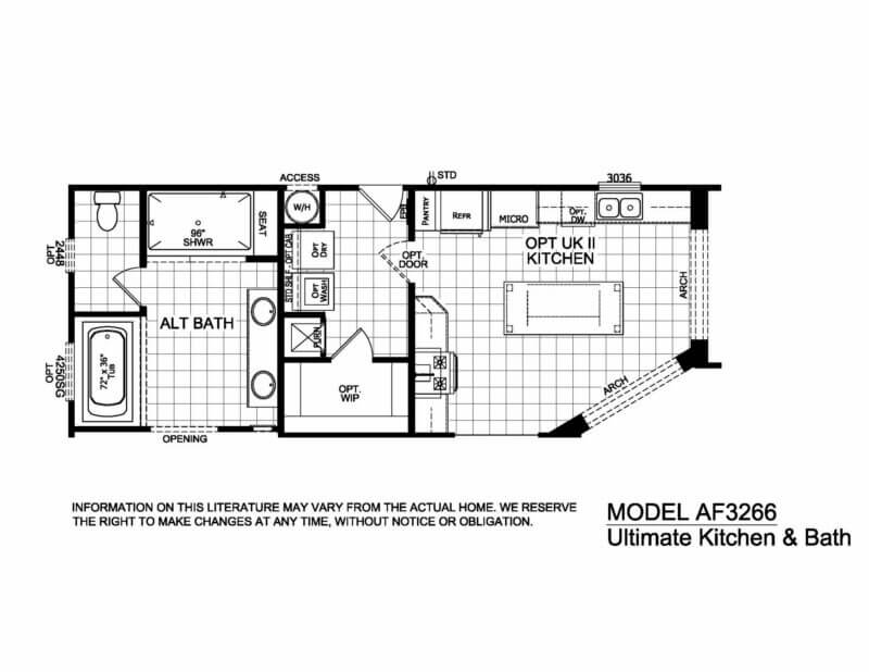 AF3266 Optional Floorplan