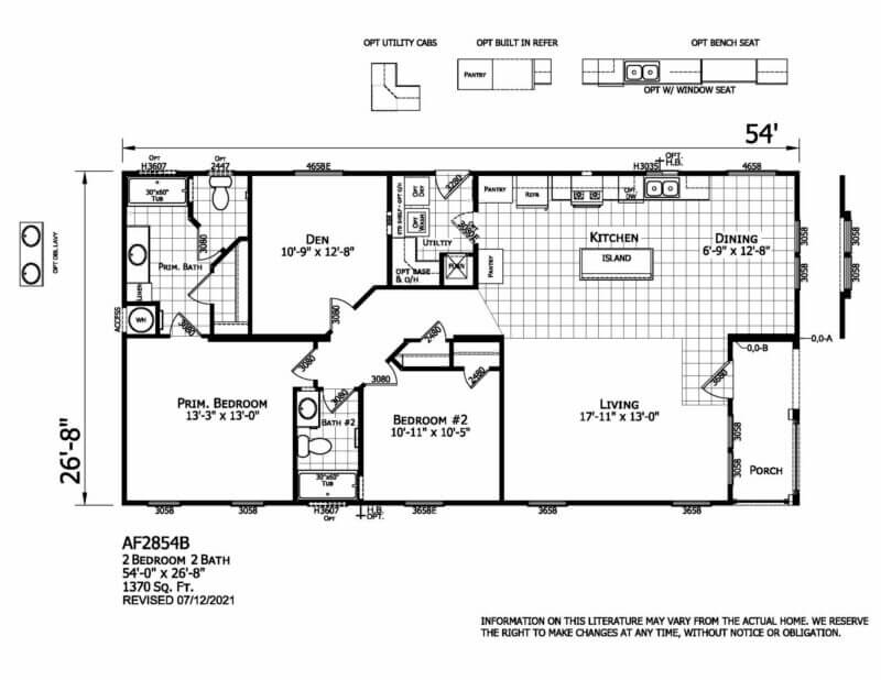 AF2854B Floorplan