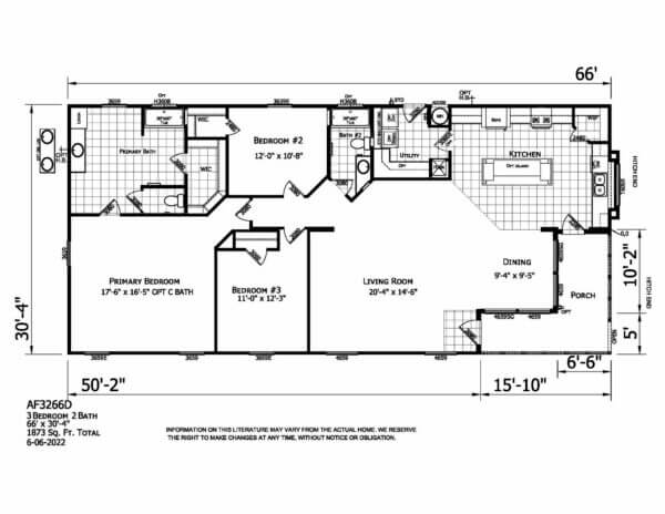 AF3266D Floorplan