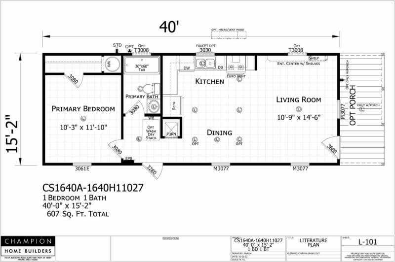 CS1640A Floorplan