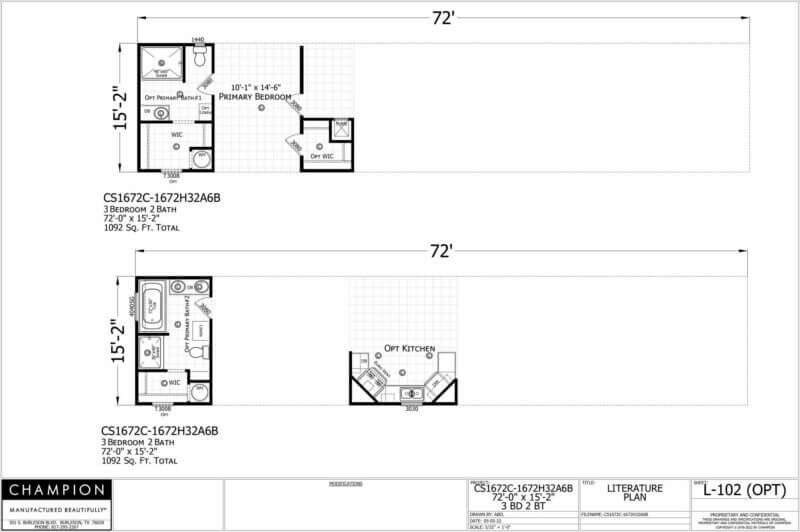 CS1672C Optional Floorplan