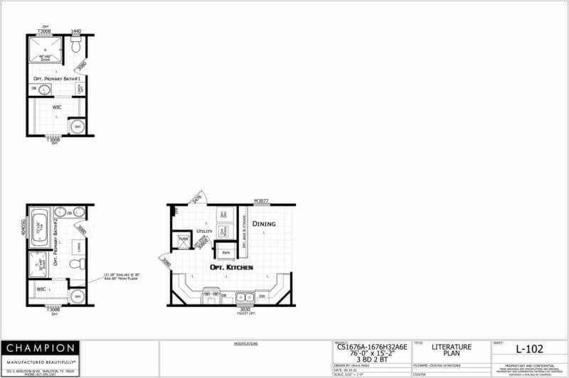 CS1676A Optional Floorplan