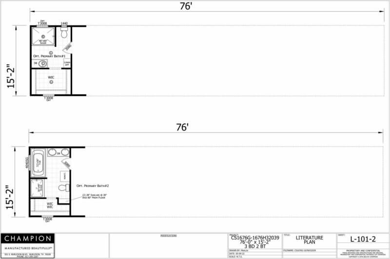 CS1676G Optional Floorplan