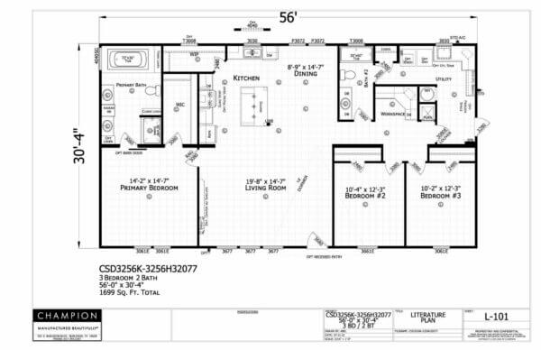 CSD3256K Floorplan