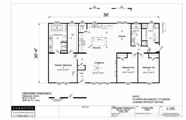 CSD3256M Floorplan