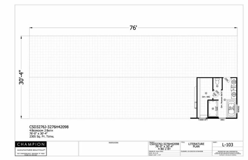 CSD3276J Optional Floorplan 2