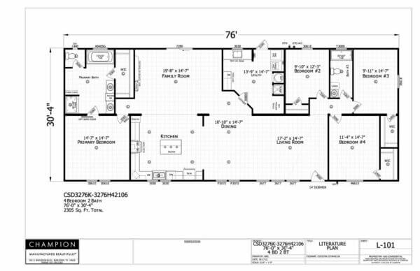 CSD3276K Floorplan