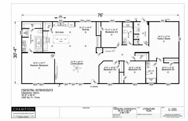 CSD3276L Floorplan