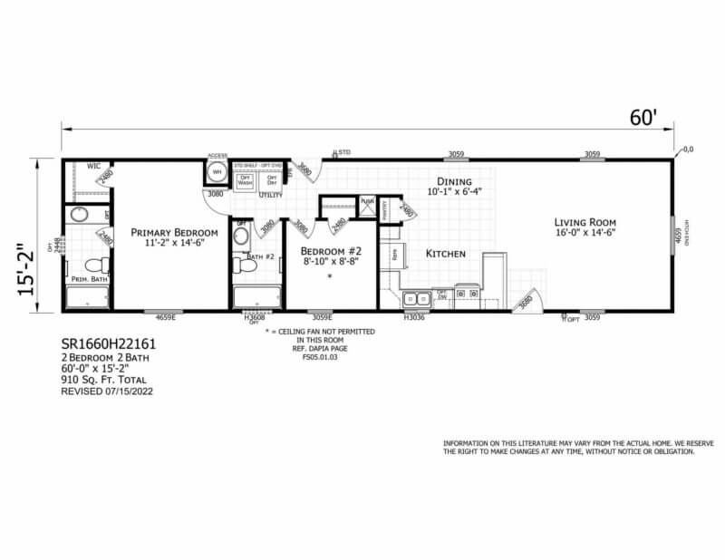 SR1660 Floorplan