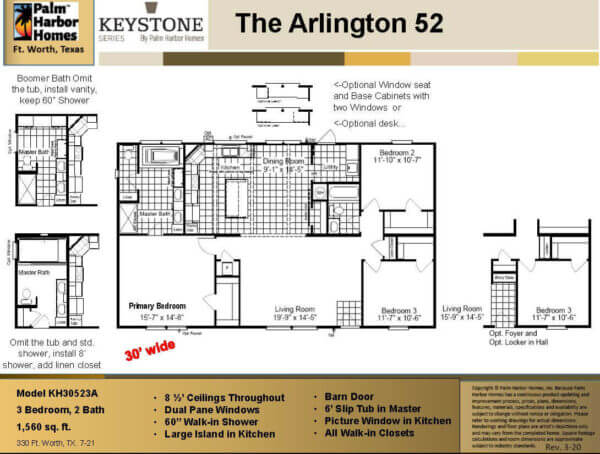 KH30523A Arlington 52 Floorplan