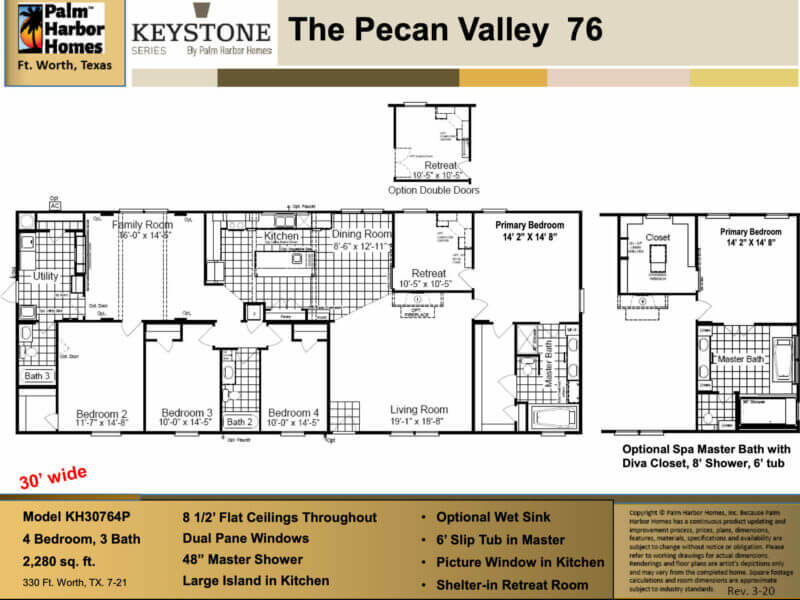 Pecan Valley 76 KH30764P