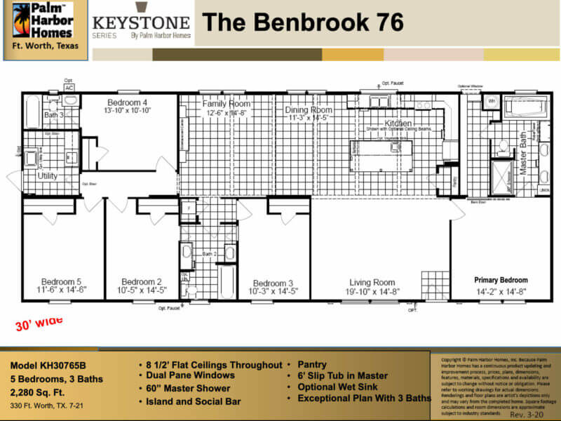 KH30765B Benbrook 76