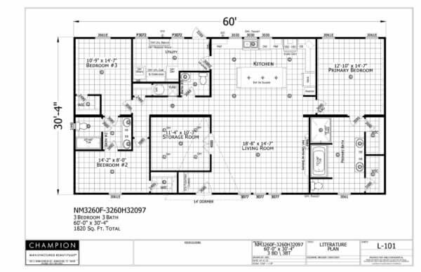 Champion NM3260F-3260H32097-floorplan