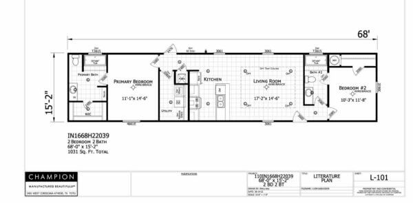 Innovation 1668H Floorplan