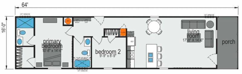 Galaxy 0861 - floorplan option set 3