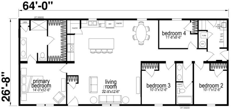 Galaxy 2303J floorplan options