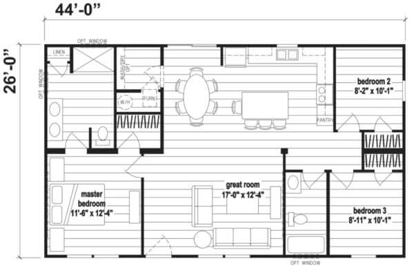 Galaxy 2352 - floorplan