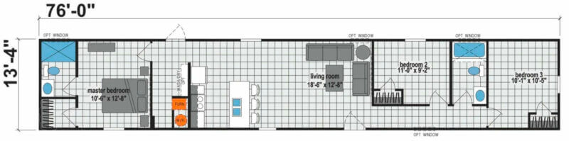 Galaxy 601 - floorplan options