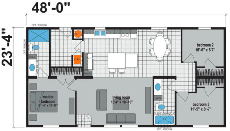 Prairie Dune 8429 - floorplan