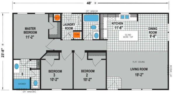 Prairie Dune 8432P - floorplan