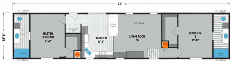 Prairie Dune 8703 - floorplan options