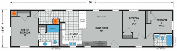 Prairie Dune 8710 - floorplan