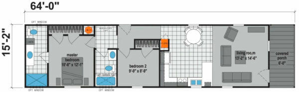 Prairie Dune 8761 - floorplan