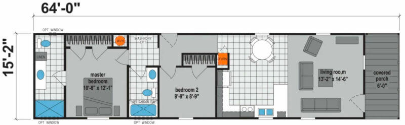 Prairie Dune 8761 - floorplan