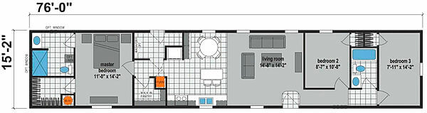 Prairie Dune 8786 - floorplan