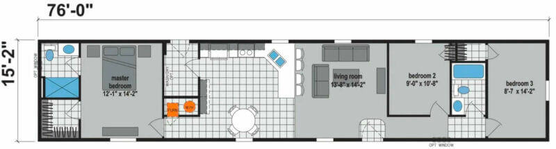 Prairie Dune 8790 - floorplan