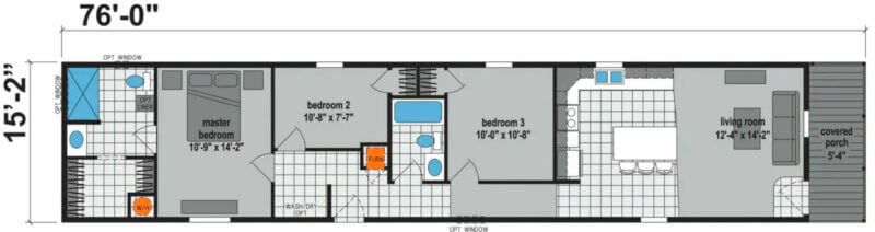 Prairie Dune 8791 - floorplan