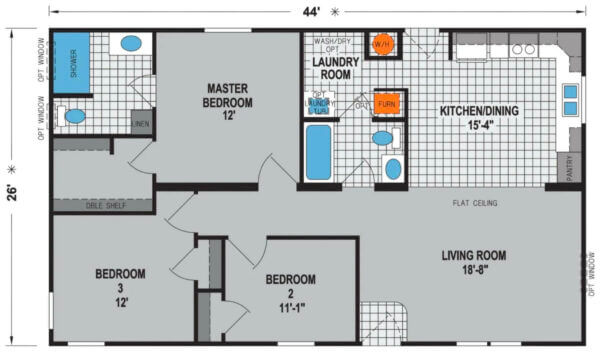Prairie Dune 8810 - floorplan