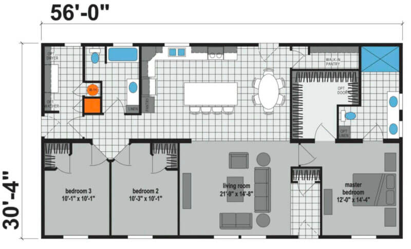 Skyliner 6331 - floorplan option set 2
