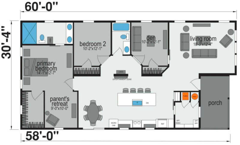 Skyliner 6331 - floorplan option set 3