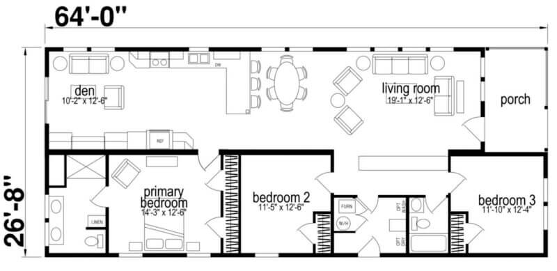 Skyliner F601 - floorplan options